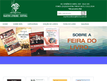 Tablet Screenshot of martinslivreiroeditora.com.br